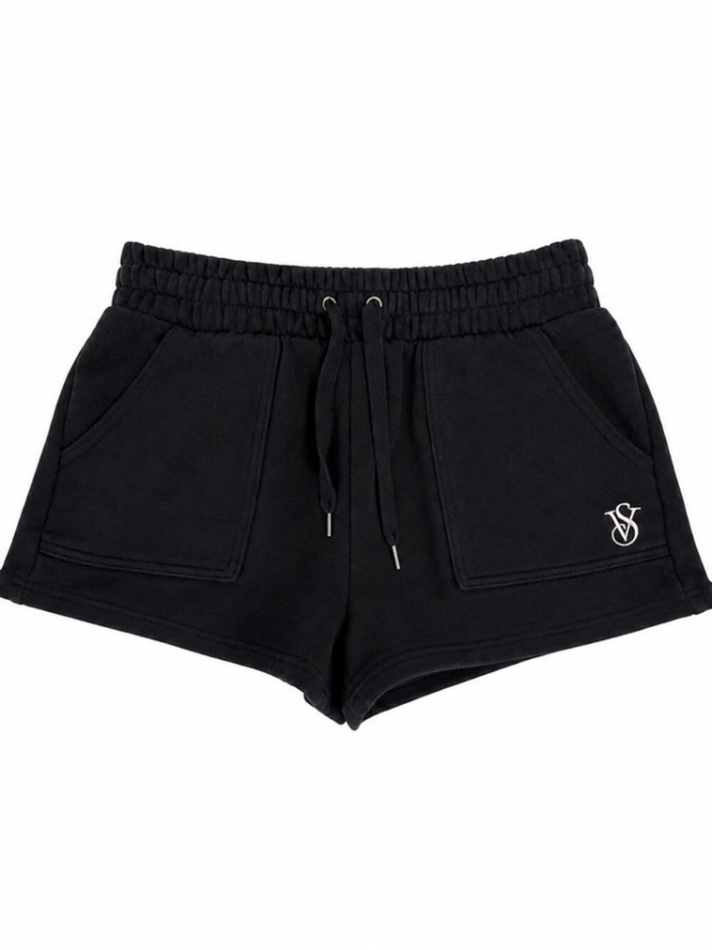 Victoria’s Secret On Point Black Fleece Sweat Shorts M